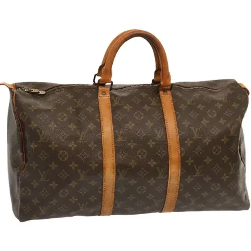 Pre-owned Weekend Bags, female, , Size: ONE SIZE Pre-owned Canvas louis-vuitton-bags - Louis Vuitton Vintage - Modalova