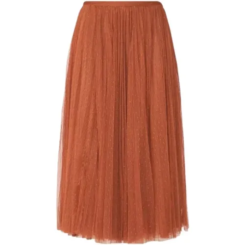Midi Skirts, female, , Size: S Flared Skirt Classic Style - Philosophy di Lorenzo Serafini - Modalova
