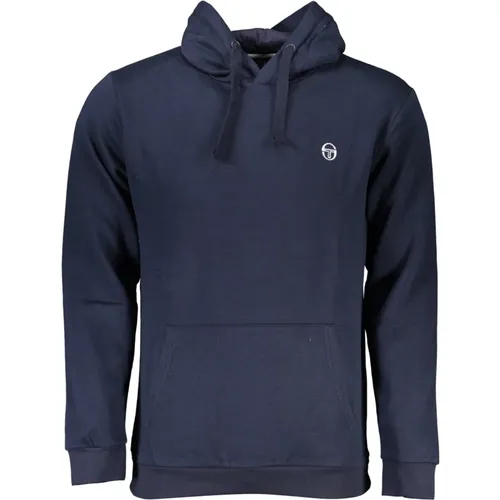 Hoodies, male, , Size: 2XL Hooded Sweatshirt with Embroidery - Sergio Tacchini - Modalova