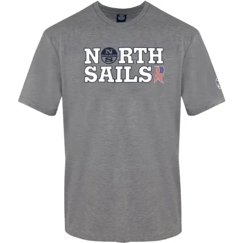 T-Shirts , Herren, Größe: 2XL - North Sails - Modalova