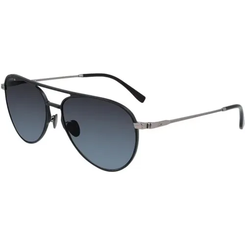 Black Frame Women's Sunglasses , female, Sizes: 58 MM - Lacoste - Modalova