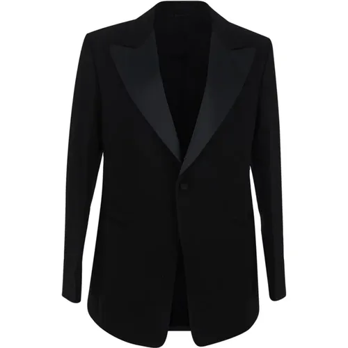 Sophisticated Blazer Jacket , male, Sizes: M - Salvatore Ferragamo - Modalova