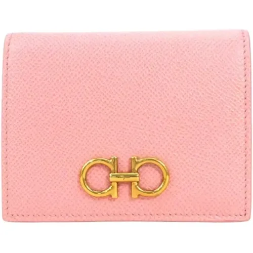 Pre-owned Leather wallets , female, Sizes: ONE SIZE - Salvatore Ferragamo Pre-owned - Modalova