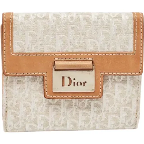 Pre-owned Wallets, female, , Size: ONE SIZE Pre-owned Leather wallets - Dior Vintage - Modalova