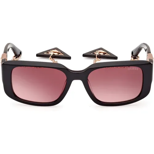 Elegant and Refined Sunglasses with Charms , female, Sizes: 53 MM - Guess - Modalova