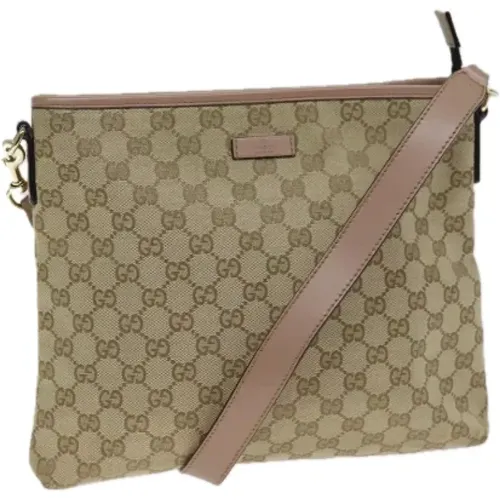 Pre-owned Cross Body Bags, female, , Size: ONE SIZE Pre-owned Canvas gucci-bags - Gucci Vintage - Modalova