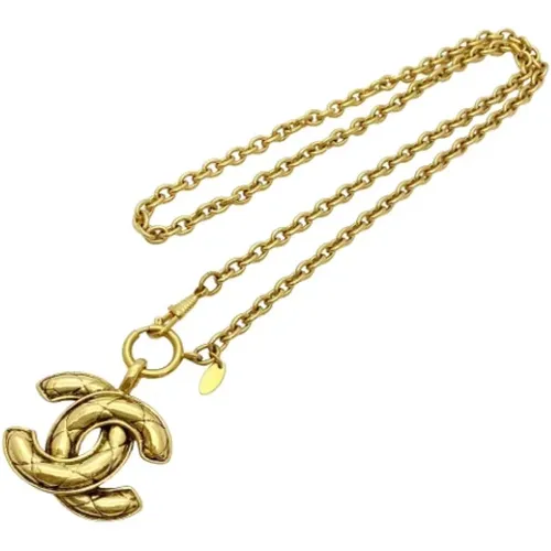 Pre-owned Jewellery, female, , Size: ONE SIZE Pre-owned Gold chanel-jewelry - Chanel Vintage - Modalova