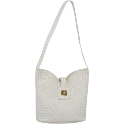 Pre-owned Shoulder Bags, female, , Size: ONE SIZE Pre-owned Leather Shoulder Bag - Bally Pre-owned - Modalova