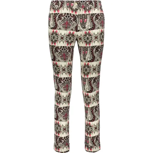 Jacquard-Motiv Hose mit Logodetails , Damen, Größe: M - ETRO - Modalova