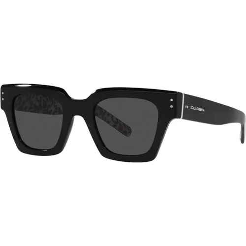 Dg4413 Sunglasses - Frame, Dark Grey Lenses , female, Sizes: 48 MM - Dolce & Gabbana - Modalova
