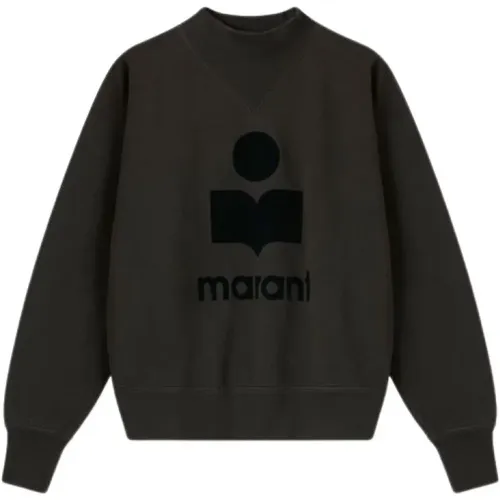 Moby Logo Sweatshirt , female, Sizes: M - Isabel Marant Étoile - Modalova