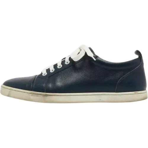 Pre-owned Sneakers, male, , Size: 8 US Pre-owned Leather sneakers - Christian Louboutin Pre-owned - Modalova