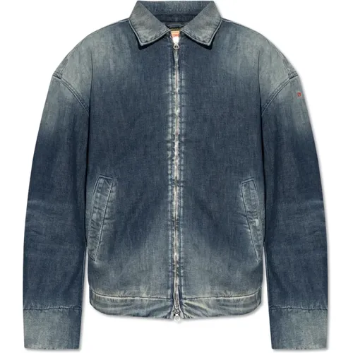 Denimjacke D-Stack , Herren, Größe: S - Diesel - Modalova