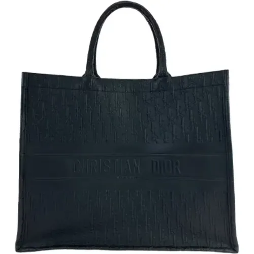 Pre-owned Tote Bags, male, , Size: ONE SIZE Pre-owned Leather totes - Dior Vintage - Modalova