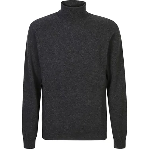 Turtlenecks, male, , Size: XL Grey Sweaters for Men - Roberto Collina - Modalova