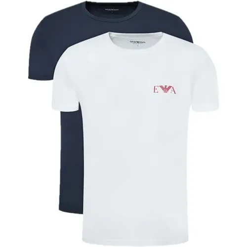 Baumwoll-Stretch-T-Shirts Pack , Herren, Größe: XL - Emporio Armani - Modalova