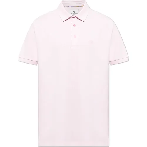 Polo mit gesticktem Logo Etro - ETRO - Modalova