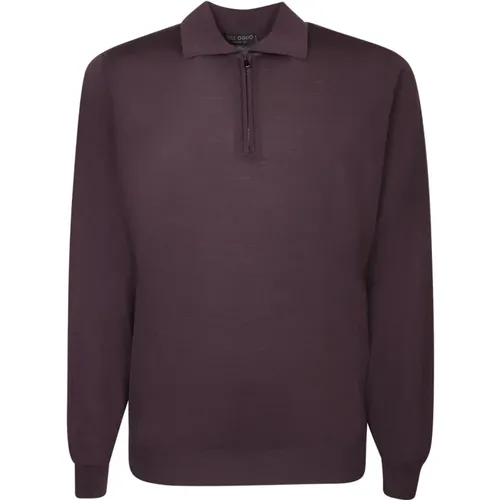 Men's Clothing T-Shirts & Polos Bordeaux Aw23 , male, Sizes: M, XL, L - Dell'oglio - Modalova