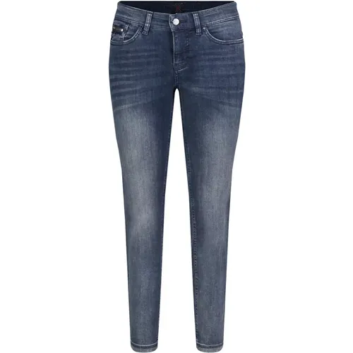 Authentische Denim Skinny Jeans , Damen, Größe: XL - MAC - Modalova