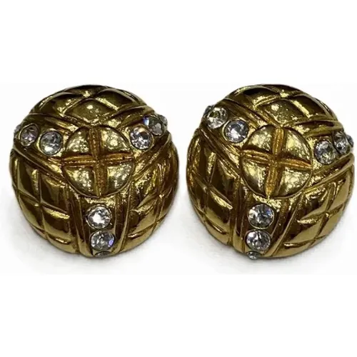 Pre-owned Metal earrings , female, Sizes: ONE SIZE - Chanel Vintage - Modalova