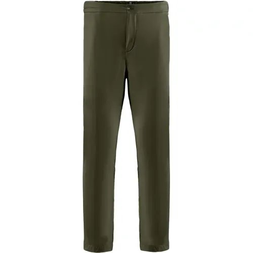 Chinos, male, , Size: W31 Technical Nylon Chino Pants with Drawstring - BomBoogie - Modalova