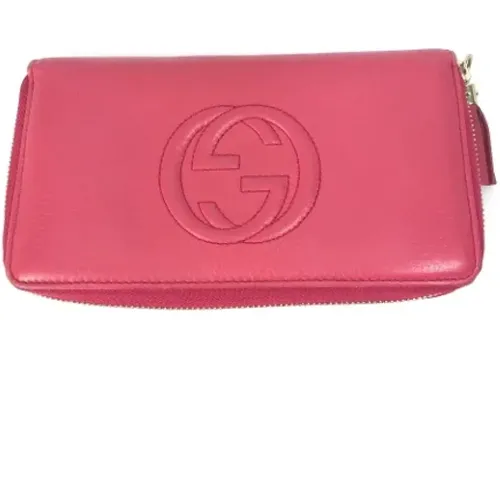 Pre-owned Leather wallets , female, Sizes: ONE SIZE - Gucci Vintage - Modalova