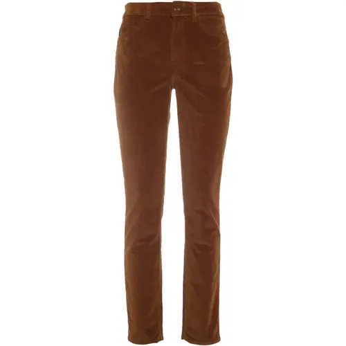 Camel corduroy trousers , female, Sizes: W31 - Liu Jo - Modalova