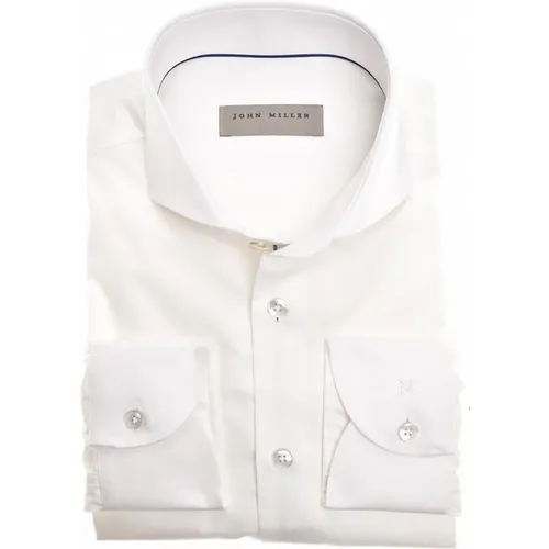 Weiße Hemdkleid aus Baumwolle , Herren, Größe: XS - John Miller - Modalova
