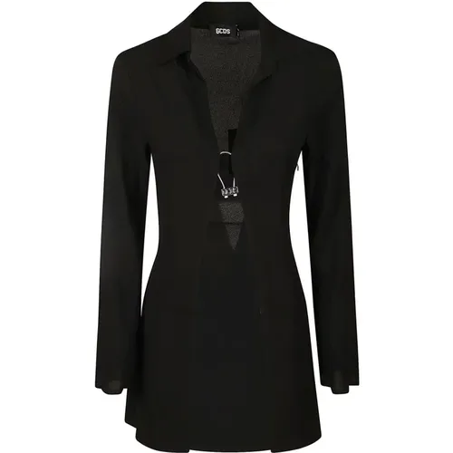 Blazers, female, , Size: M Hoop Shirt in Classic Style - Gcds - Modalova