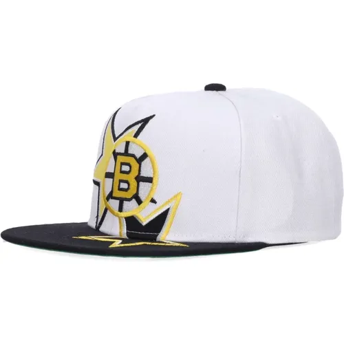 Caps, male, , Size: ONE SIZE Boston Bruins Vintage Snapback Cap - Mitchell & Ness - Modalova