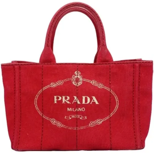 Pre-owned Tote Bags, female, , Size: ONE SIZE Pre-owned Leather prada-bags - Prada Vintage - Modalova