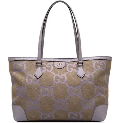 Pre-owned Tote Bags, female, , Size: ONE SIZE Pre-owned Leather gucci-bags - Gucci Vintage - Modalova