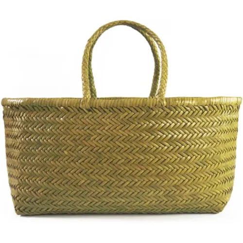 Tote Bags, female, , Size: ONE SIZE Leather Handbag - Dragon Diffusion - Modalova