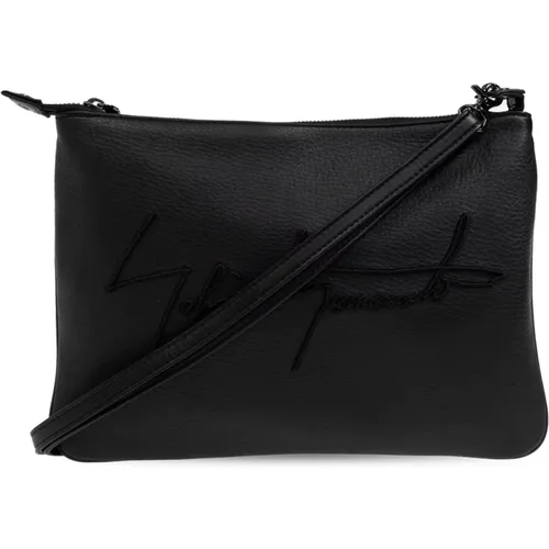 Cross Body Bags, male, , Size: ONE SIZE Shoulder bag with logo - Yohji Yamamoto - Modalova