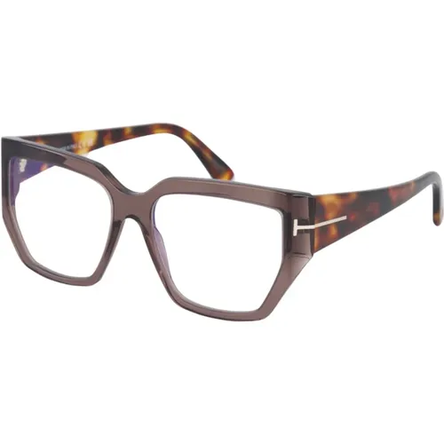 Glasses, unisex, , Size: ONE SIZE Square Ft5951’ Optical /Shiny Dark - Tom Ford - Modalova