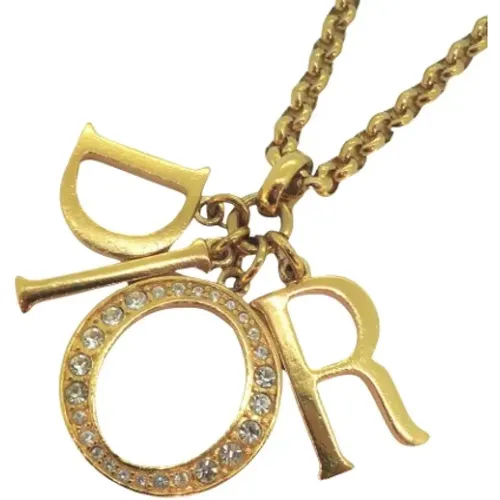 Pre-owned Gold dior-jewelry , female, Sizes: ONE SIZE - Dior Vintage - Modalova