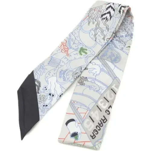 Pre-owned Scarves, unisex, , Size: ONE SIZE Pre-owned Silk scarves - Hermès Vintage - Modalova