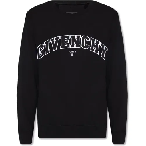 Logo Embroidered Crewneck Sweatshirt , male, Sizes: M, 2XL, S, XL, L - Givenchy - Modalova