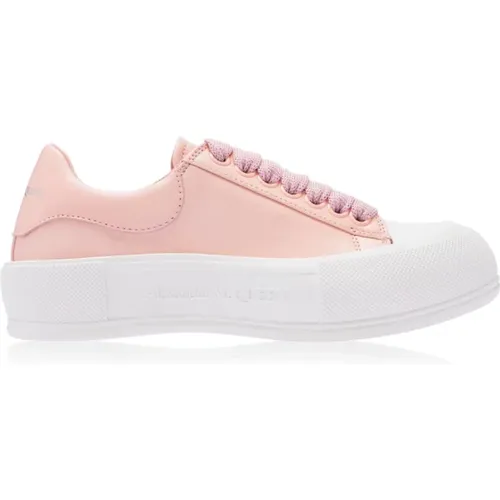 Deck Plimsoll Sneakers , female, Sizes: 5 1/2 UK - alexander mcqueen - Modalova