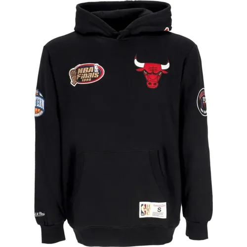 Hoodies, male, , Size: M Chicago Bulls NBA Hometown Fleece Hoodie - Mitchell & Ness - Modalova