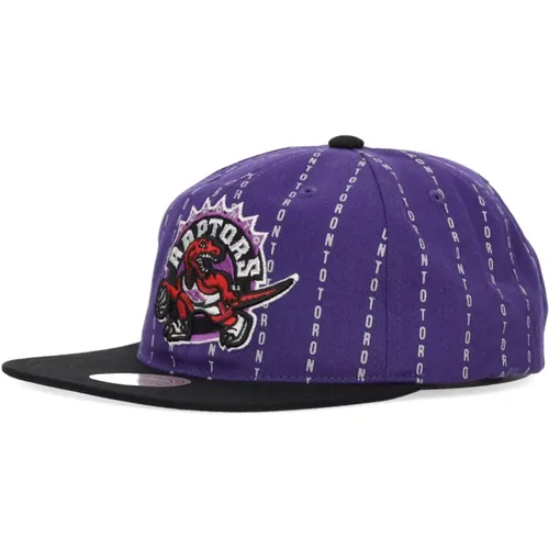 Caps, male, , Size: ONE SIZE NBA City Pinstripe Cap - Mitchell & Ness - Modalova