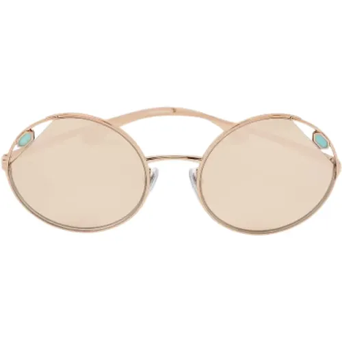 Pre-owned Accessories, female, , Size: ONE SIZE Pre-owned Metal sunglasses - Bvlgari Vintage - Modalova