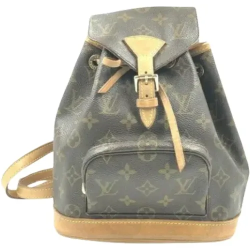 Pre-owned Backpacks, female, , Size: ONE SIZE Pre-owned Canvas backpacks - Louis Vuitton Vintage - Modalova