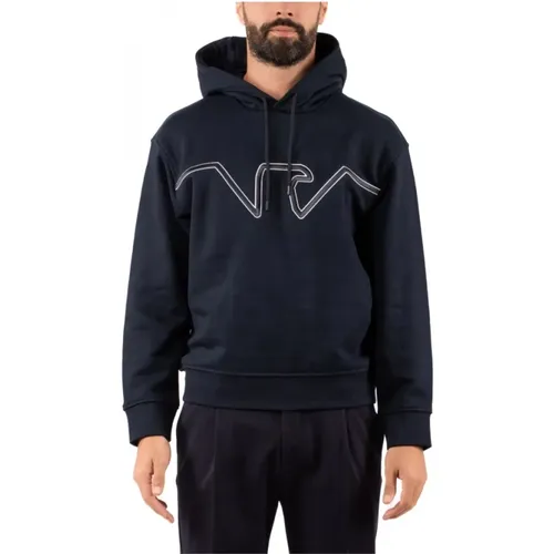 Hoodies, male, , Size: S Men's Sweatshirt - Emporio Armani - Modalova