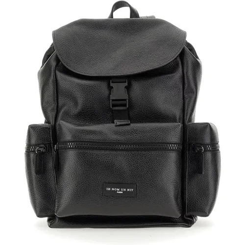 Backpack With Logo Patch , male, Sizes: ONE SIZE - IH NOM UH NIT - Modalova