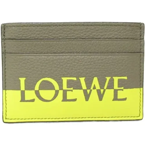 Pre-owned Leather wallets , female, Sizes: ONE SIZE - Loewe Pre-owned - Modalova