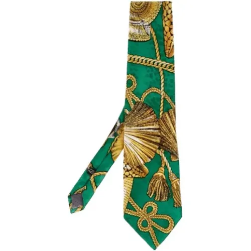 Pre-owned Accessories, male, , Size: ONE SIZE Pre-owned Silk home-office - Versace Pre-owned - Modalova