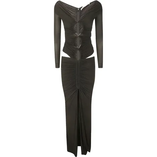 Ouroboros Gather Dress , female, Sizes: XS - Dion Lee - Modalova