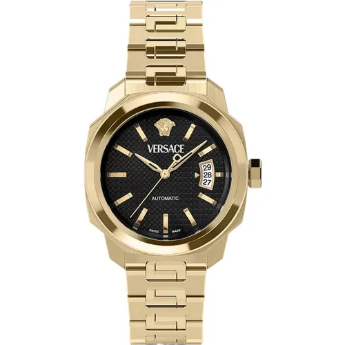 Watches, male, , Size: ONE SIZE Men's Bracelet Watch Dylos gold - Versace - Modalova