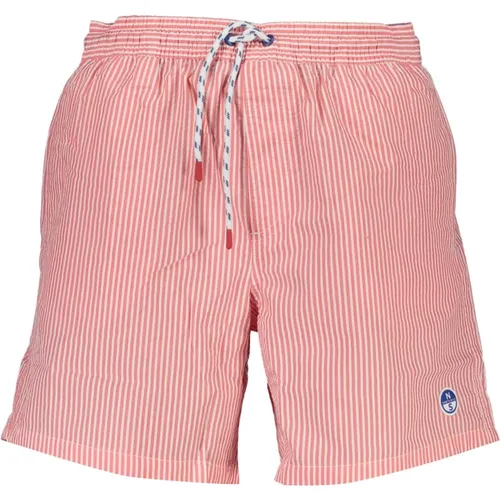 Beachwear, male, , Size: XL Striped Swim Boxer Underwear - North Sails - Modalova